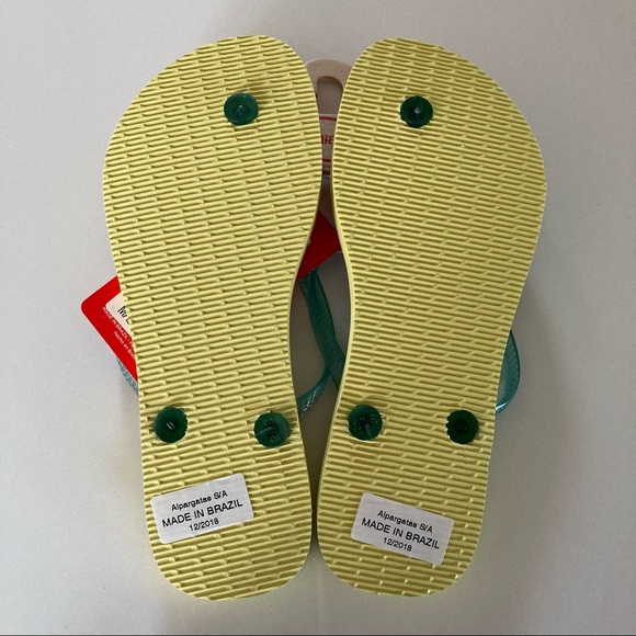 Havaianas Women’s Size 7 Pollen Yellow Flip Flops - Picture 3 of 6